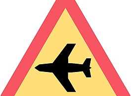 飛機(jī)路標(biāo)剪貼畫