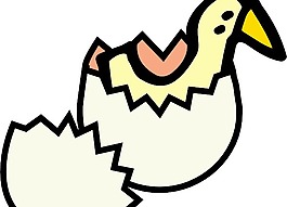 小雞剪貼畫