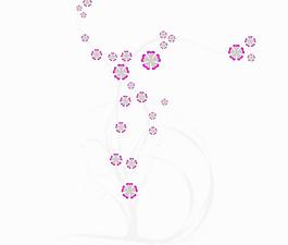 時(shí)尚花紋元素矢量素材