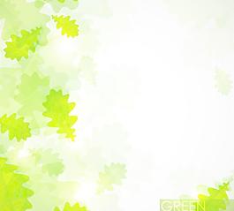 綠色葉背景04矢量