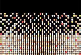 矢量絢麗馬賽克圖片素材