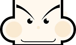 矩形的男孩
