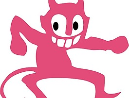 跳舞的魔鬼剪貼畫