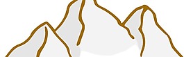 RPG地圖符號山剪貼畫