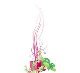 圣誕節(jié)禮盒矢量圖