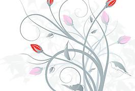 矢量花 花紋 花朵