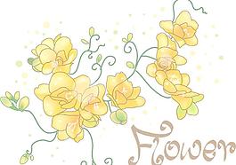 黃色花藤
