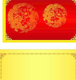 經(jīng)典邊框邊花卡背景矢量圖CDR格式