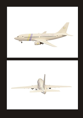 民用飞机3d模型