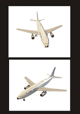 客機3d模型