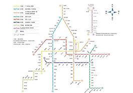 最新廣州地鐵線路矢量圖101108