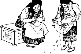 她在她的裙夾發(fā)現(xiàn)黃金的藝術(shù)