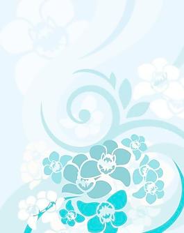 藍色矢量背景素材EPS