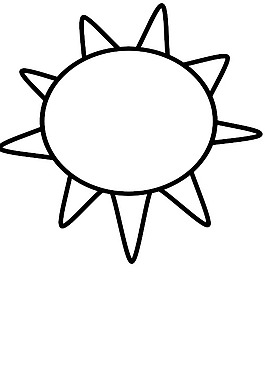 太陽(yáng)的輪廓