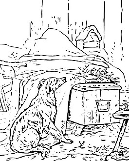 等待狗剪貼畫(huà)