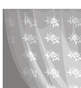 矢量素材花紋白紗布