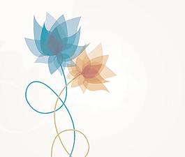 精美抽象花朵花纹矢量素材