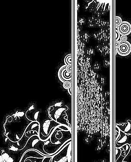 矢量花紋