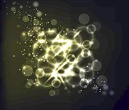 矢量璀璨光暈炫光背景素材
