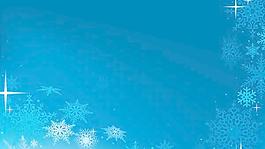 矢量冬季雪花背景素材