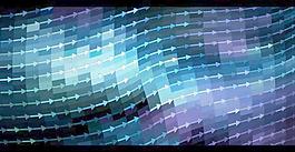 矢量絢麗馬賽克夢幻圖片