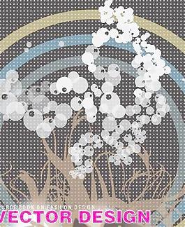 抽象花紋