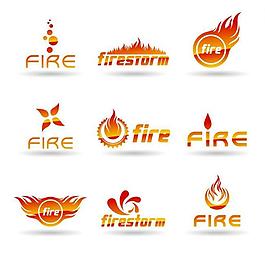 燃烧的火焰 企业logo设计图片
