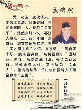 孟浩然《舟中曉望》