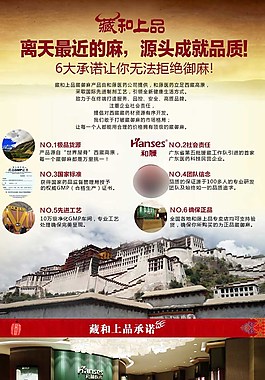 西藏特产藏御麻详情页设计