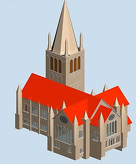 歐式寶塔風(fēng)格建筑3D模型圖