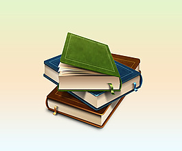 書籍書本書刊psd素材