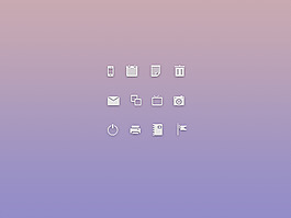 日常生活圖標psd素材