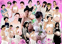 孕婦PSD素材