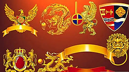 金質(zhì)標(biāo)志徽章設(shè)計PSD素材