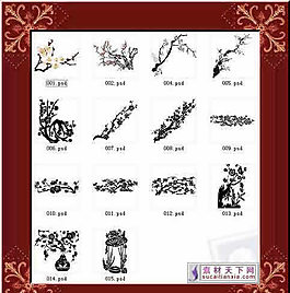 古典風(fēng)格花紋PSD模板