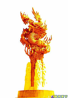 金龙雕塑psd源文件