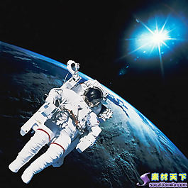 太空人宇航員psd圖片素材