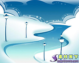 韓國卡通風(fēng)景psd分層素材[7]