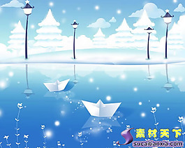 韓國卡通風(fēng)景psd分層素材[4]