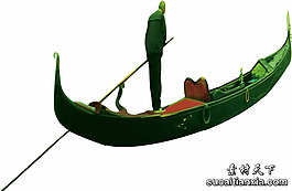 船工與小船psd素材