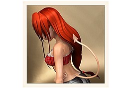 性感的女性角色模型