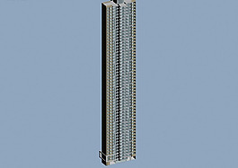 高層住宅建筑3D模型設(shè)計(jì)