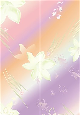 花的海洋移门