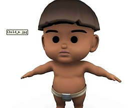 小男孩模型