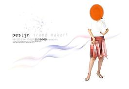 PSD韓國流線動感美女018