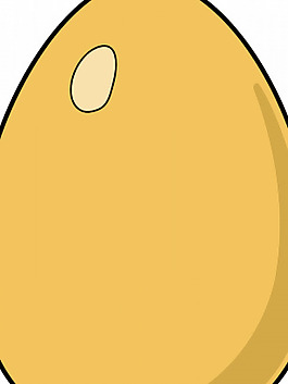 矢量插画棕色蛋