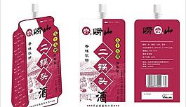 二鍋頭酒包裝袋圖片