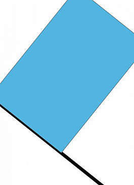 藍(lán)色旗幟矢量插畫