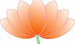荷花矢量圖像