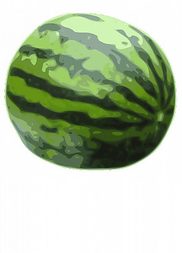 西瓜矢量插畫